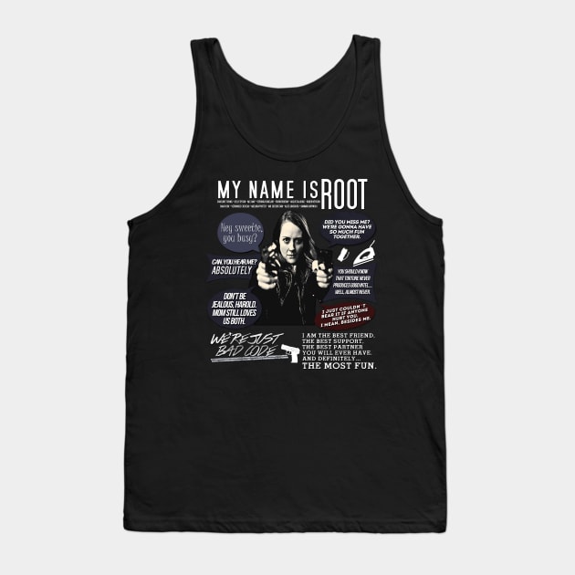 Root - Person of interest Tank Top by samaritan100